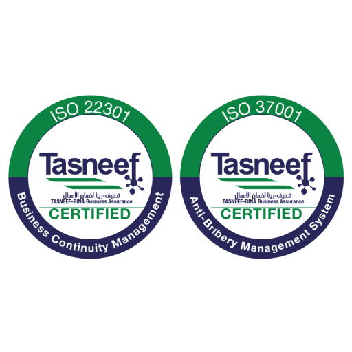 Tasneef (RINA) certified to ISO 37001 and ISO 22301